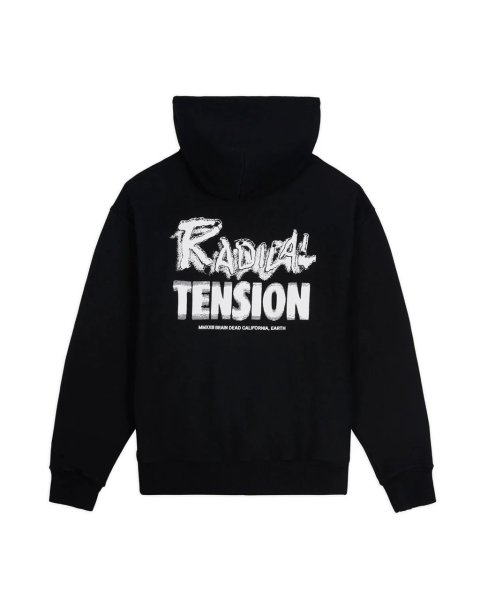画像2: BRAIN DEAD (RADICAL TENSION HOODIE) BLACK -30% OFF- (2)