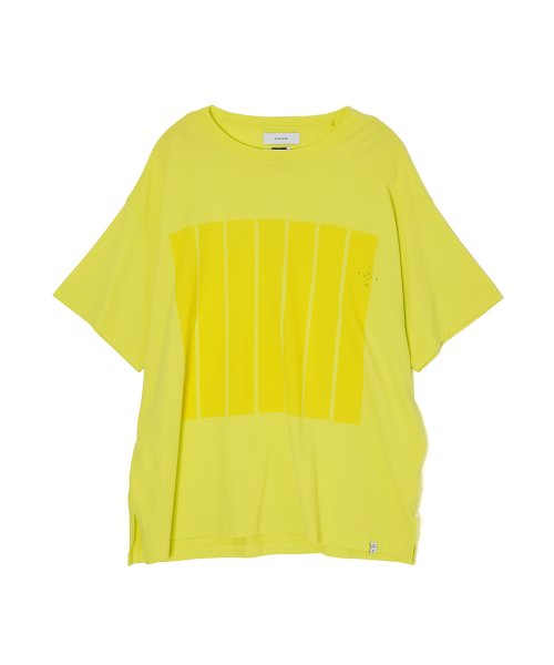 画像1: FACETASM (7BARS BIG TEE) LIME -30% OFF- (1)
