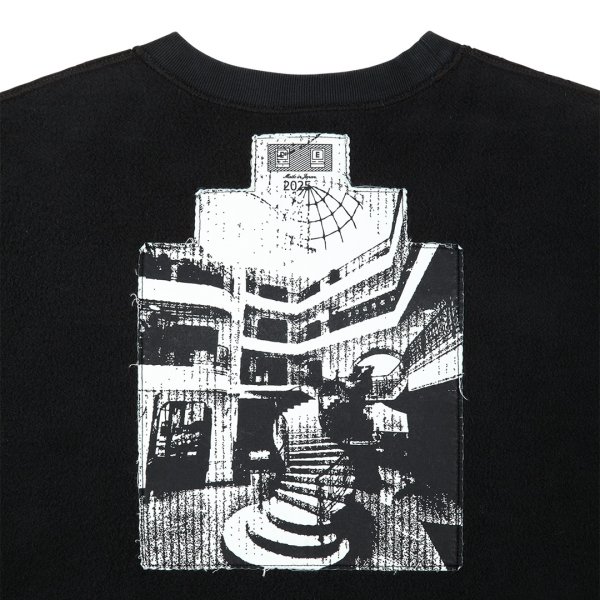 画像3: C.E (WASHED FK Hyperferme CREW NECK) BLACK -30% OFF- (3)