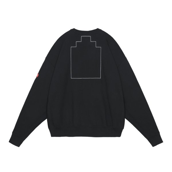 画像2: C.E (WASHED FK Hyperferme CREW NECK) BLACK -30% OFF- (2)