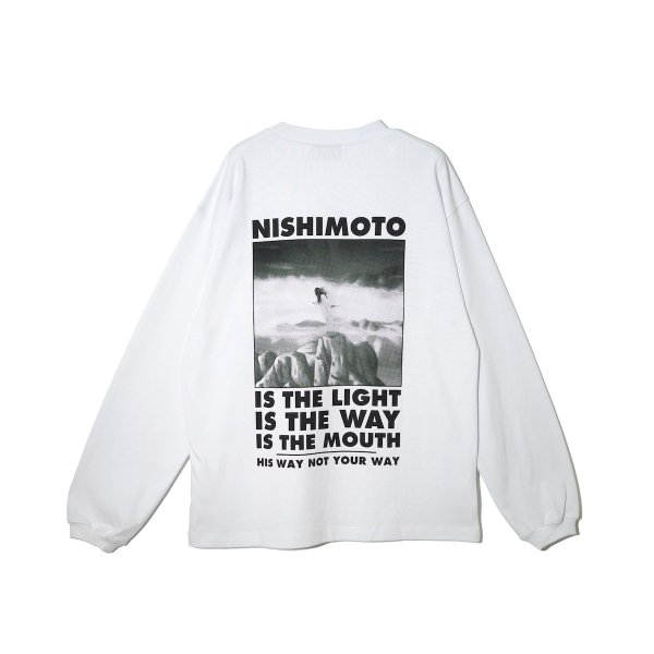 画像2: NISHIMOTO IS THE MOUTH (L/S T-SHIRT) WHITE -30% OFF- (2)