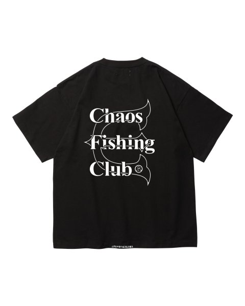 画像2: Chaos Fishing Club x Evisen (DRY LOGO TEE) BLACK -30% OFF- (2)