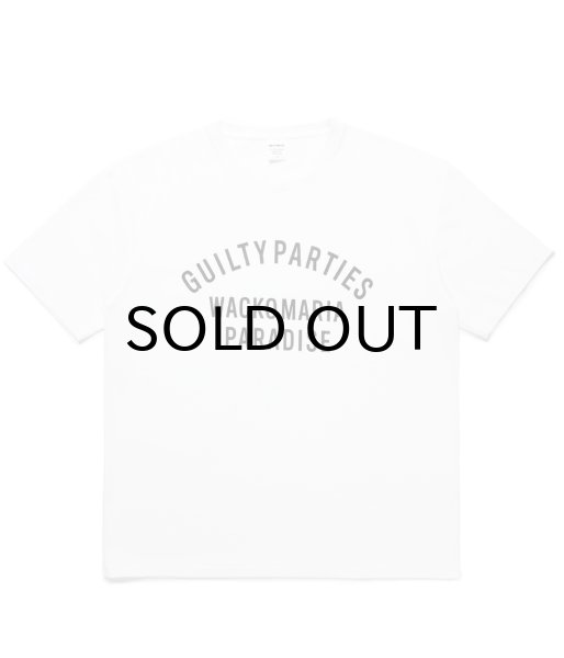 画像1: WACKO MARIA (WASHED HEAVY WEIGHT CREW NECK T-SHIRT TYPE-10) WHITE (1)