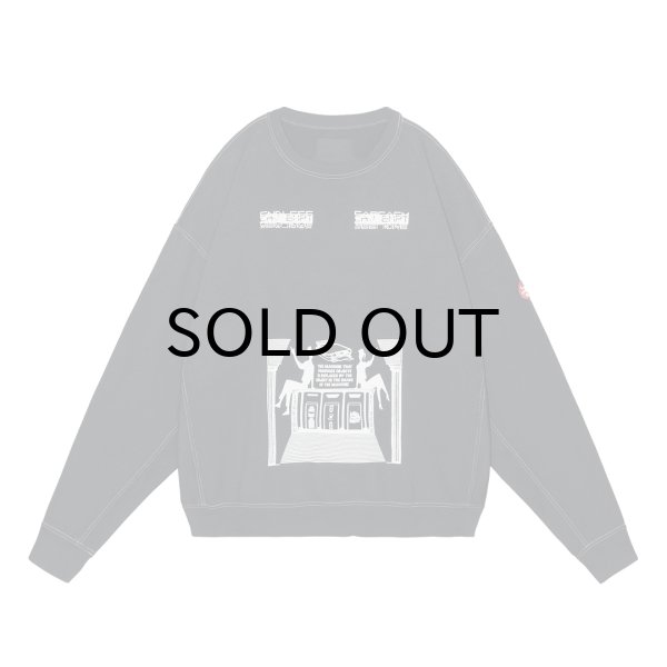 画像1: C.E (OVERDYE MD MACHINES CREW NECK) BLACK -30% OFF- (1)