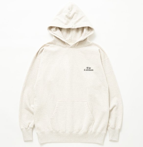 画像2: LASTMAN (PRINTED HOODIE -NO.1-) OATMEAL -30% OFF- (2)