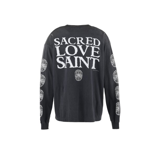 画像2: SAINT Mxxxxxx (LOVE SAINT LS TEE) BLACK (2)