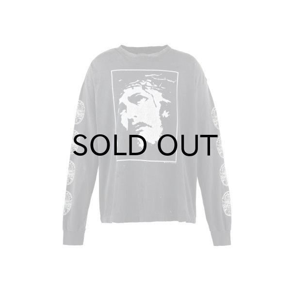 画像1: SAINT Mxxxxxx (LOVE SAINT LS TEE) BLACK (1)