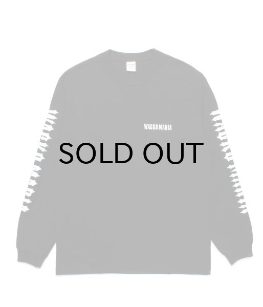 画像1: WACKO MARIA (WASHED HEAVY WEIGHT CREW NECK LONG SLEEVE T-SHIRT TYPE-1) BLACK (1)