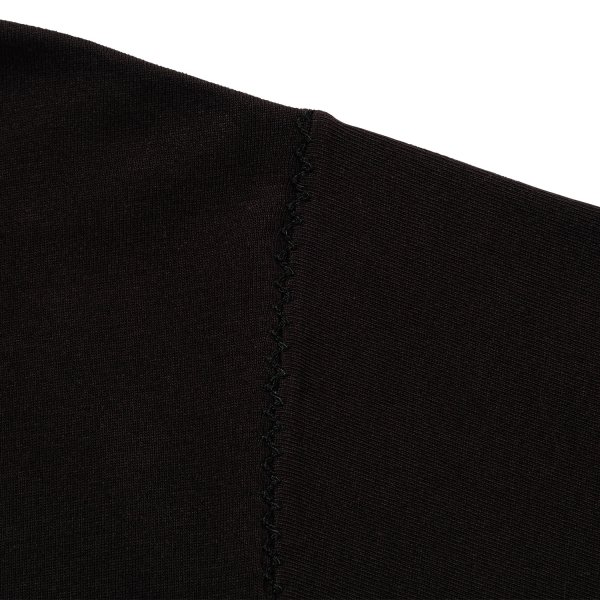 画像4: LQQK STUDIO (BORDER STICH TEE) BLACK -30% OFF- (4)