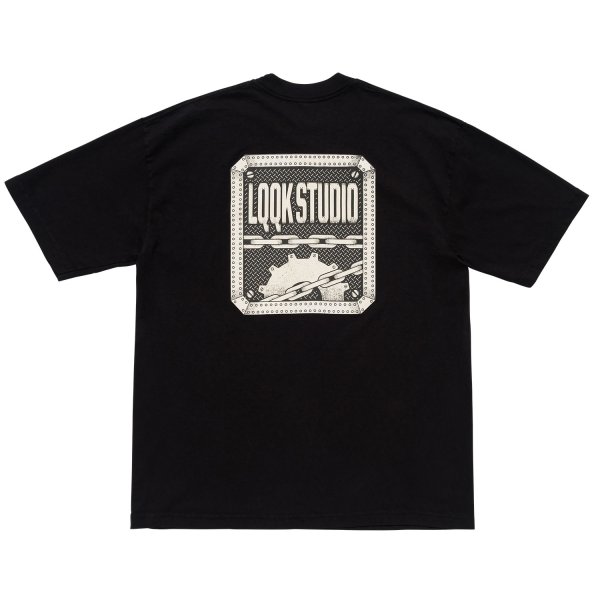 画像2: LQQK STUDIO (LOGO TEE) BLACK -30% OFF- (2)