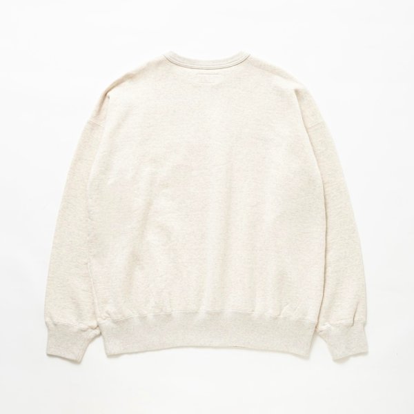 画像2: LASTMAN (PRINTED CREW NECK -FC LM-) OATMEAL -30% OFF- (2)
