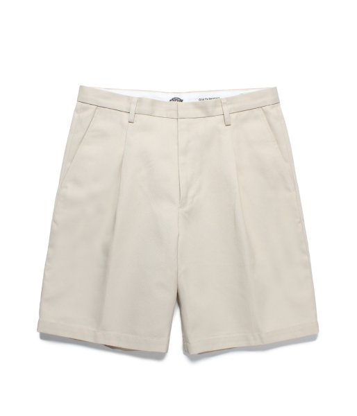 画像2: WACKO MARIA (DICKIES PLEATED SHORT TROUSERS TYPE-1) WHITE (2)