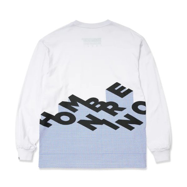 画像2: HOMBRE NINO (L/S PRINT TEE "BLOCK") WHITE -30% OFF- (2)