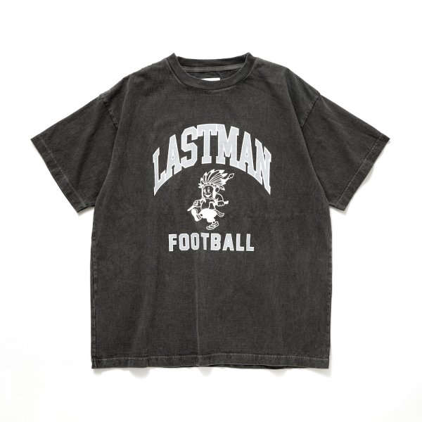 画像1: LASTMAN (PRINTED TEE -FC LM-) BLACK -30% OFF- (1)