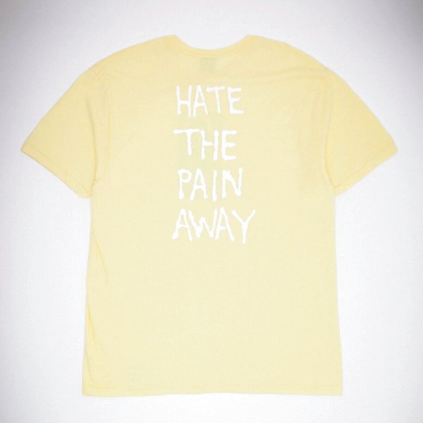 画像2: FUCKING AWESOME (Hate The Pain Away Short Sleeve Tee) YELLOW (2)