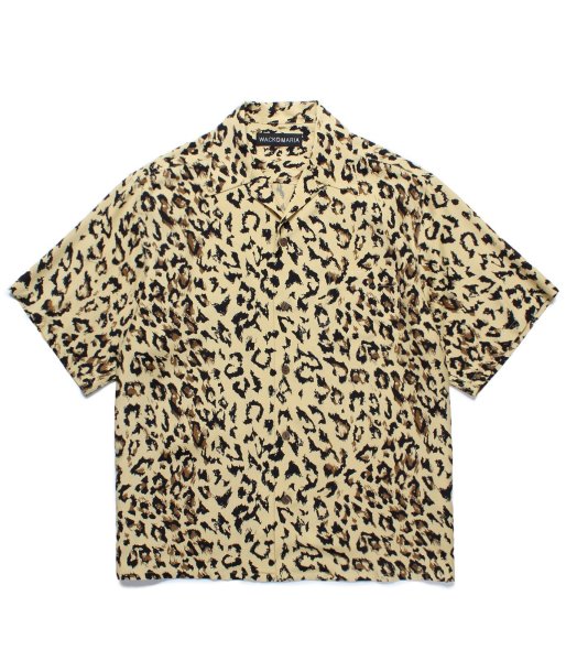 画像1: WACKO MARIA (HAWAIIN SHIRT S/S TYPE-1) BEIGE (1)