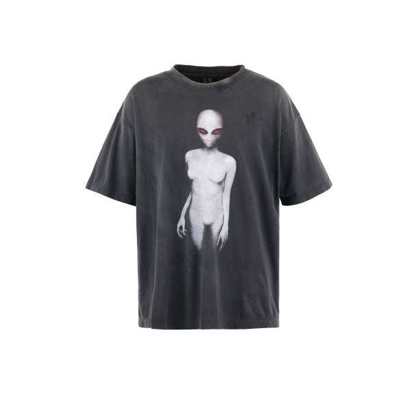 画像1: SAINT Mxxxxxx (ALIEN SS TEE) BLACK (1)