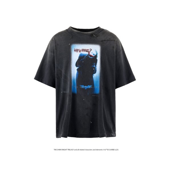 画像1: SAINT Mxxxxxx (BTM_LIP SS TEE) BLACK (1)