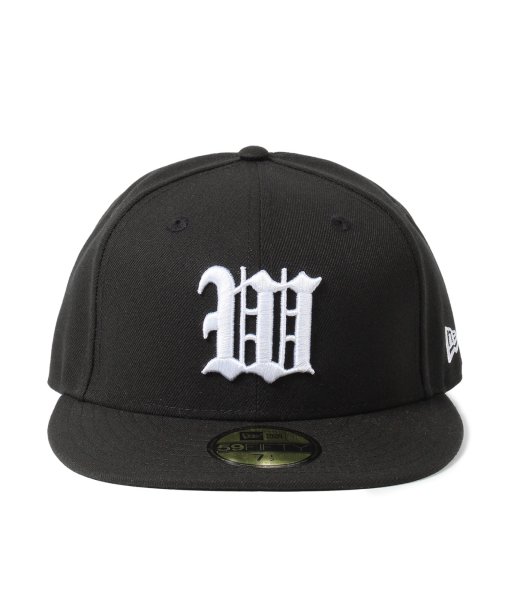 画像1: WACKO MARIA (NEW ERA 59FIFTY) BLK-WHITE (1)