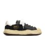 画像2: Maison MIHARA YASUHIRO ("BLAKEY" VINTAGE COLOR SOLE LEATHER LOW-TOP SNEAKER) BLACK (2)