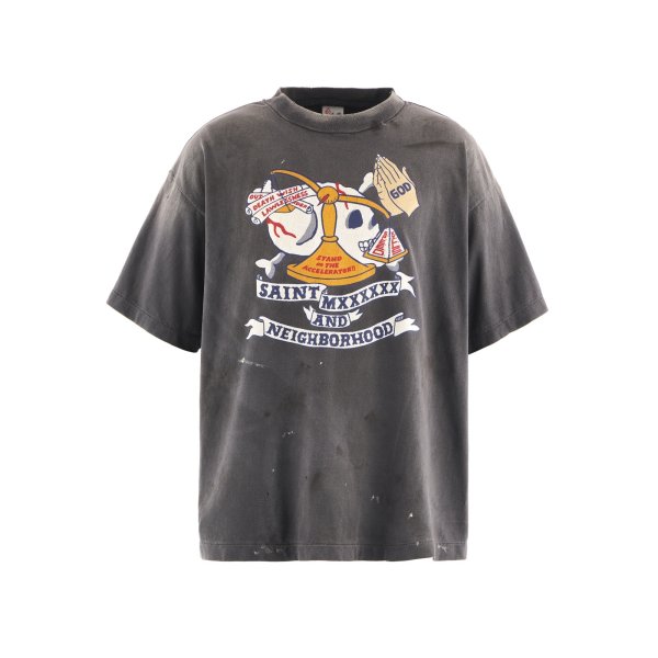 画像1: SAINT Mxxxxxx X NEIGHBORHOOD (STHD.SS TEE PRAY) BLACK (1)