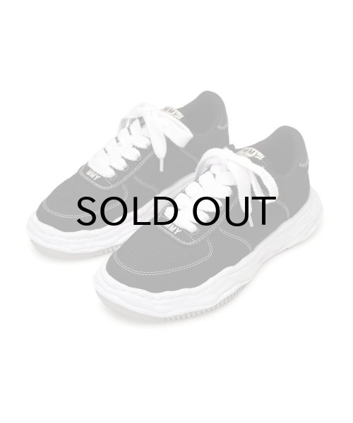 画像1: Maison MIHARA YASUHIRO ("WAYNE" OG SOLE CANVAS LOW-TOP SNEAKER) BLACK (1)