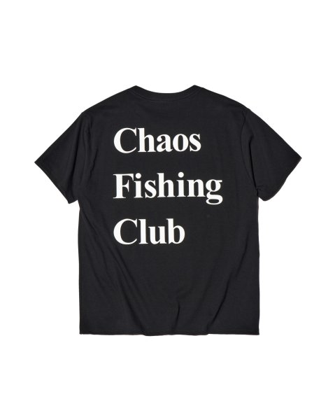 画像2: Chaos Fishing Club (Logo T-Shirt S/S) BLACK -30% OFF- (2)