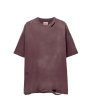 画像1: KAMIYA (“KMY-SNAKE” Distressed T-shirt) BROWN -30% OFF- (1)