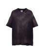 画像1: KAMIYA (“KMY-SNAKE” Distressed T-shirt) BLACK -30% OFF- (1)
