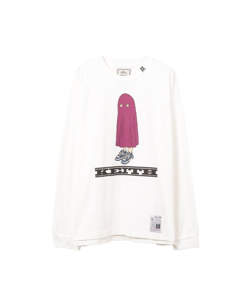 画像1: Maison MIHARA YASUHIRO (KEITH Printed Long Sleeve Tee) WHITE (1)