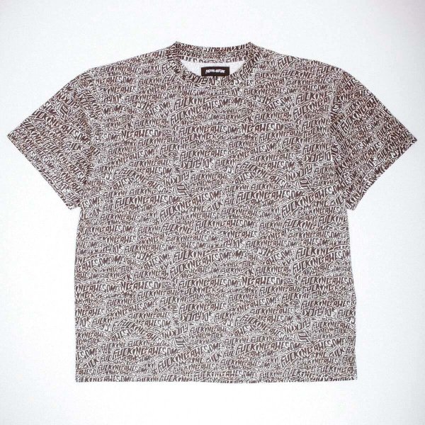 画像1: FUCKING AWESOME (Burnt Sticker Stamp Tee) WHITE (1)