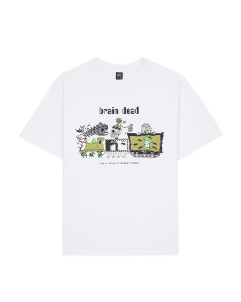 画像1: BRAIN DEAD (ARTIFICIAL PARADE T-SHIRT) WHITE -30% OFF- (1)