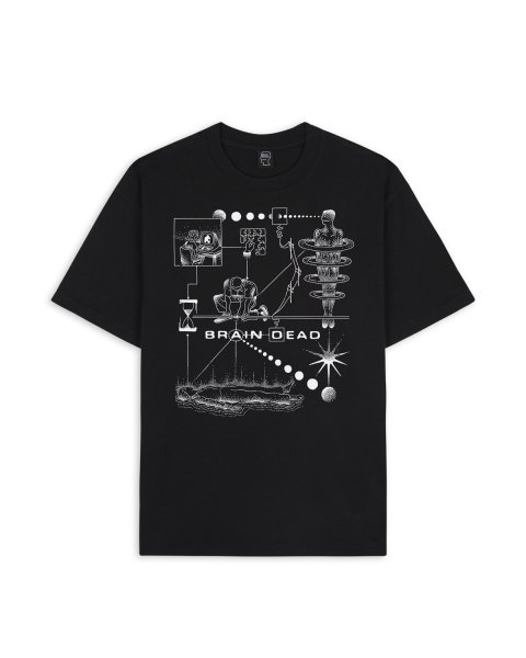 画像1: BRAIN DEAD (MIND PUZZLE T-SHIRT) BLACK -30% OFF- (1)