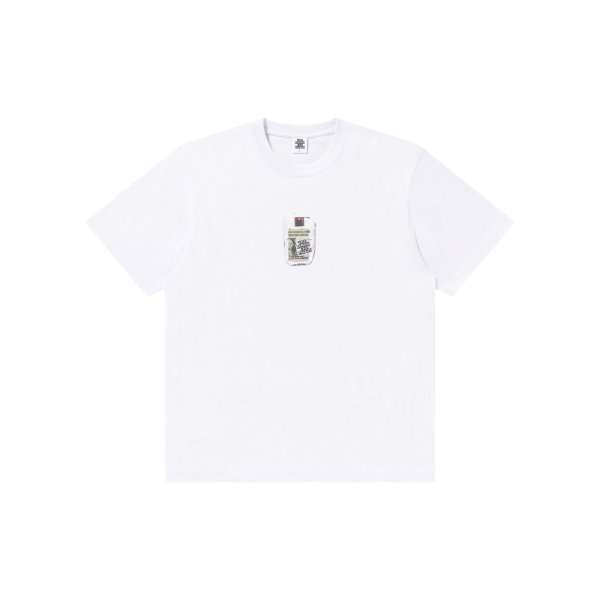 画像1: BLACK EYE PATCH (PACK IN THE POCKET TEE) WHITE (1)