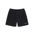 画像1: BLACK EYE PATCH (PAISLEY VELOUR SHORTS) BLACK (1)