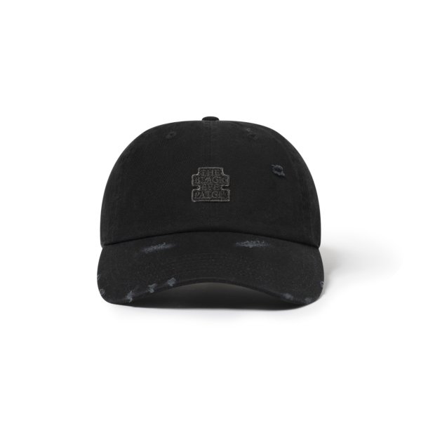 画像1: BLACK EYE PATCH (DAMAGED SMALL OG CAP) BLACK (1)