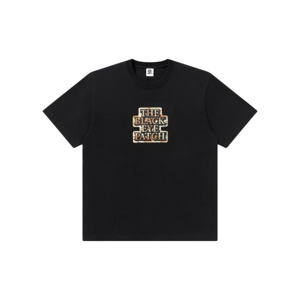 画像1: BLACK EYE PATCH (CHOCOLATE CHIP CAMO OG LABEL TEE) BLACK (1)
