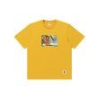 画像1: BLACK EYE PATCH (DANCEHALL RADIO TEE) MUSTARD (1)