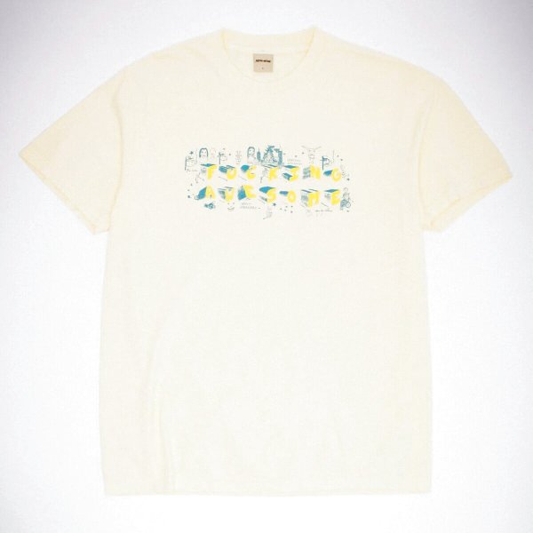 画像1: FUCKING AWESOME (Screwball Loco Short Sleeve Tee) CREAM (1)