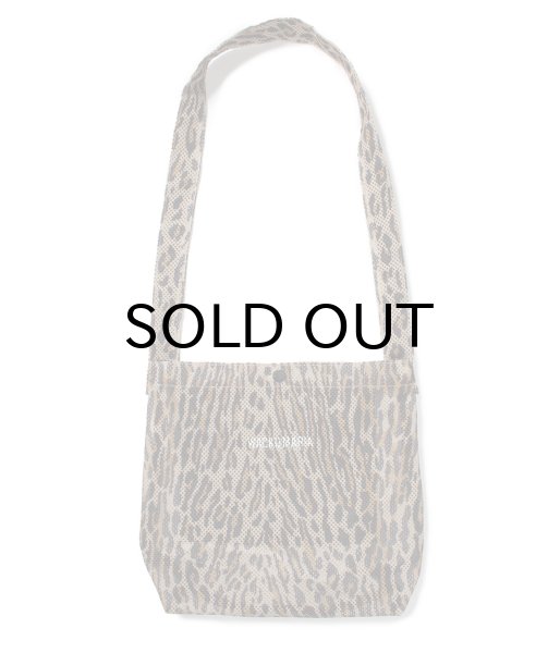 WACKO MARIA (SPEAK EASY / LEOPARD MESH SHOULDER BAG) BLUE