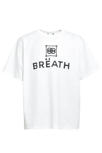 画像1: BREATH (CREST LOGO TEE) WHITE (1)