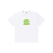 画像1: BLACK EYE PATCH (OG SLIME TEE) WHITE (1)