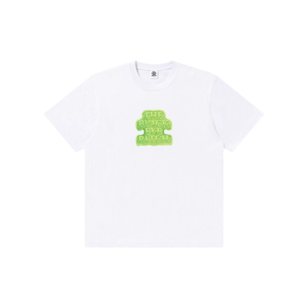画像1: BLACK EYE PATCH (OG SLIME TEE) WHITE (1)