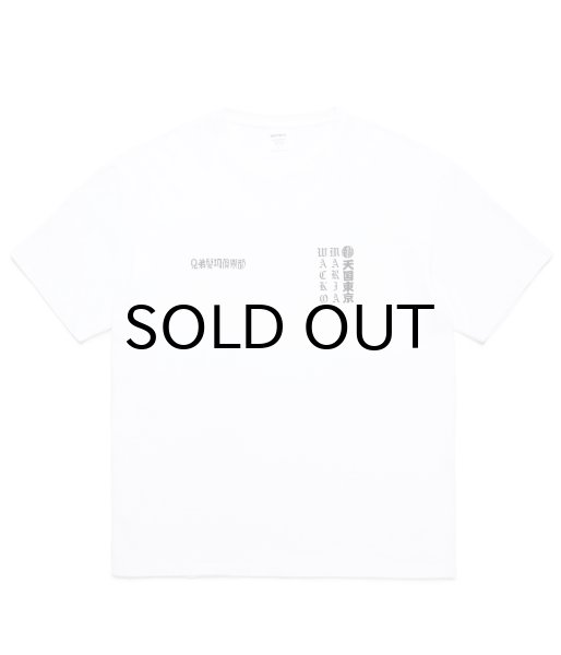 画像1: WACKO MARIA (MR.BROTHERS CUT CLUB / WASHED HEAVY WEIGHT T-SHIRT) WHITE (1)