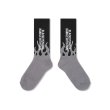 画像2: BLACK EYE PATCH (HWC FLAMES SOCKS) BLACK (2)