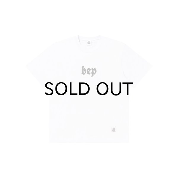 画像1: BLACK EYE PATCH (PROTOTYPE LABEL TEE) WHITE (1)