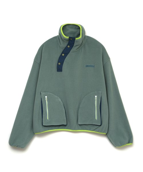 画像1: FACETASM (FLOWING FLEECE SWEAT) KHAKI (1)