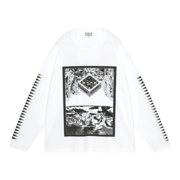 画像1: C.E (CENTURY CAMEO LONG SLEEVE T) WHITE (1)