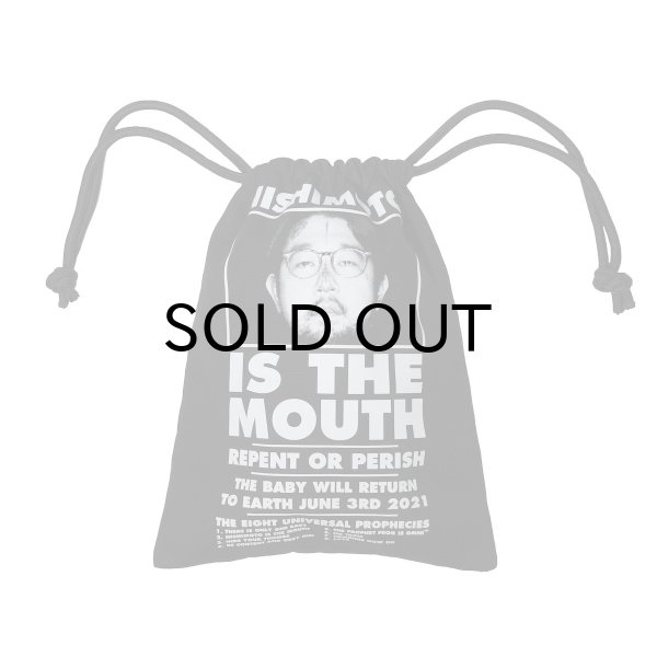 画像1: NISHIMOTO IS THE MOUTH (BIG DRAWSTRING BAG) BLACK (1)