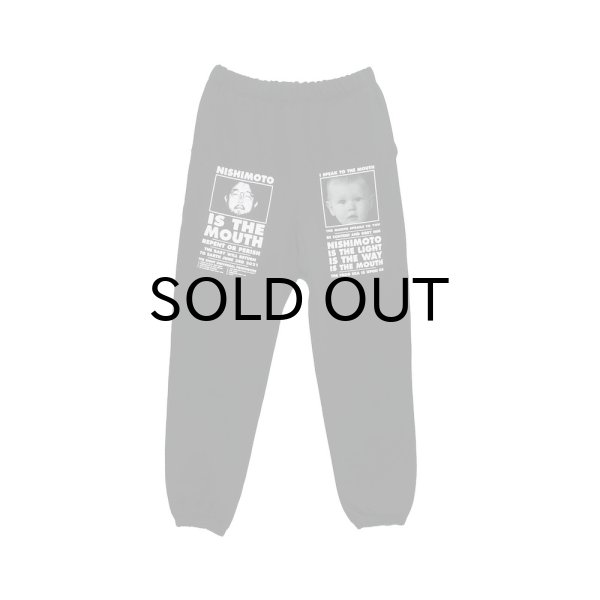 画像1: NISHIMOTO IS THE MOUTH (SWEAT PANTS) BLACK (1)